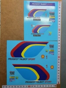DECALS 1/18 CITROËN C35 ASSISTANCE PEUGEOT TALBOT- PTS TEAM - COLORADO MC18006 - Picture 1 of 3