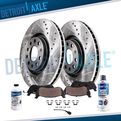 Rotores de disco traseros y pastillas de freno de cerámica para Passat GTI Jetta Audi A3 2007-2009 Foto 1 de 4