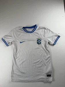 Nike BRASIL BRAZIL CBF Team Soccer Futbol Away Jersey Kit Mens Small FIFA - Picture 1 of 8