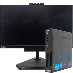 Lenovo M73 Tiny I3 Windows 10 Pro 8gb 240gb PC Mini Nuc Petit C Remis à Neuf - Photo 1/10