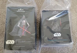 2024 2025 SDCC EXCLUSIVE Star Wars Darth Revan & Nihilus ornamenti ricordo - Foto 1 di 9