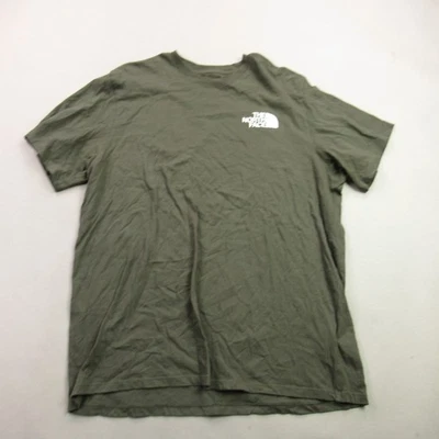 Camisa North Face Para Hombre XL Manga Corta Cuello Redondo Verde Ligera Informal Foto 1 de 4
