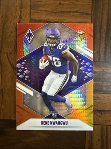 2021 Kene Nwangwu Panini Phoenix Rookie Fire Burst Card RC 132 Minnesota Vikings - Bild 1 von 2