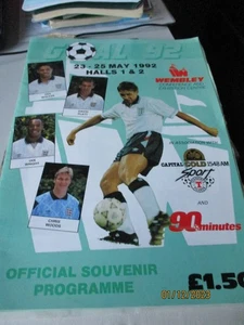 Goal 92 Official Programme 23-25 May 1992 @ Wembley - Picture 1 of 1