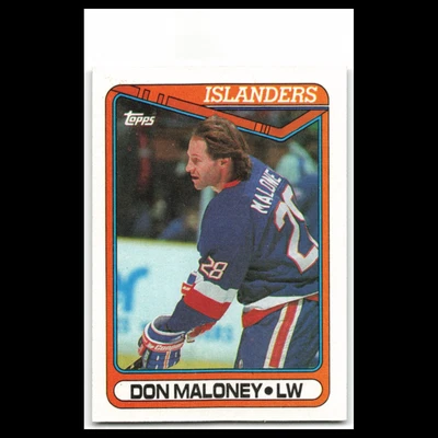 Don Maloney #31 1990 Topps New York Islanders Hockey Card NHL NM - Image 1 of 3