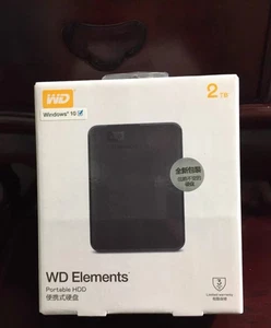 Disque dur externe portable Western Digital Element 500 Go 1 To 2 To - Photo 1/8