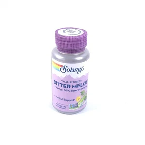 Solaray Bitter Melon - Healthy Blood Sugar Levels - 500 mg - 30 caps - EX 9/25 - Picture 1 of 4