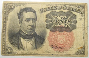 1874 Ten Cents 10c Fractional Currency Note - #11269-1 - Picture 1 of 2