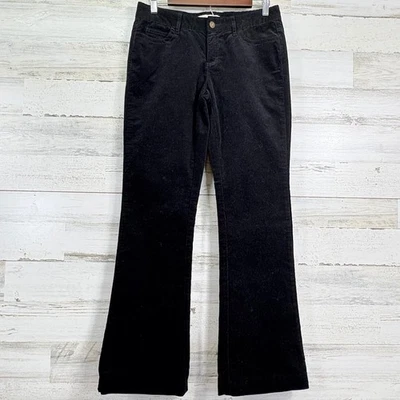 Pantalones MICHAEL Michael Kors Negro Pana Bootcut Talla 4 Tachonado Logo Detalle Foto 1 de 4
