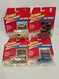 Johnny Lightning AD RODS 4 Cars Lot. Nomad, Roadrunner, Cougar, Corvette.  - Picture 1 of 9