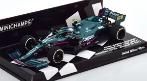 1:43 Minichamps Aston Martin AMR21 GP Monaco Vettel 2021 - Picture 1 of 2