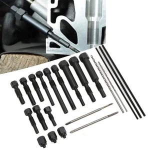 ↑ 22PCS/Set Glow Plug Electrodes Removal Tool Kit Metal Portable Complete & - Picture 1 of 23