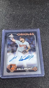2024 Topps Cromo - Autógrafos de Novato Chris Vallimont #RA-CV (AU, RC) - Imagen 1 de 2