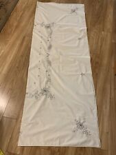Vtg Madeira Embroidery Lace Cutwork Linen Tablecloth 48â€� X 66 & 4 Napkins