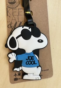 Cartoon Anime Snoopy Vintage 3D Silikon Gepäck Tasche Namensschild Neu - Bild 1 von 8