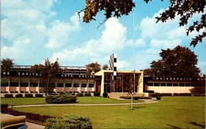 Indianapolis Motor Speedway Büro & Museum Indianpolis Indiana Postkarte - Bild 1 von 2