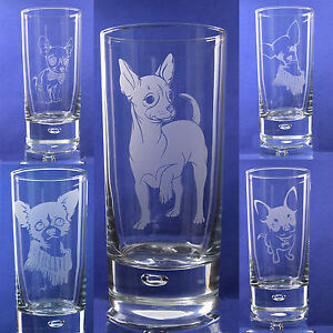 Chihuahua Dog Highball Glass Personalised Chihuahua Gift For Dog Lover 