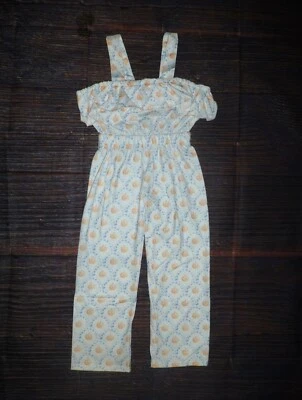 NEW Boutique Pumpkin Girls Sleeveless Ruffle Romper Jumpsuit - Image 1 of 3