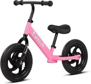 12 Inch Toddler Balance Bike for Kids 2-6 Years Old, Adjustable Seat Height, Ind - Picture 1 of 12