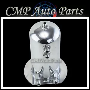 POLISHED 2.5L / 0.66 GALLONS Dome Alloy Fuel Surge Tank Fuel Pump AN8 Fittings - Bild 1 von 1
