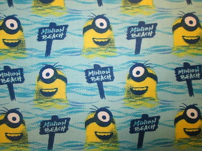 МИНЬОНЫ ВСЕ НАТУРАЛЬНЫЙ ПЛЯЖ МАСКА МИНЬОН ПРЕЗРЕННЫЙ МЕНЯ СИНИЙ ХЛОПОК ТКАНИ FQ  - Изображение 1 из 4
