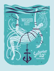 WASHED OUT - 2012 Gig Poster - Picture 1 of 1
