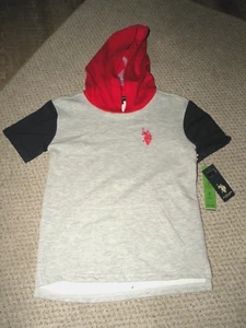 U.S. Polo Association Boy's SS Hoodie Size X-Small 4/5 NWT - Picture 1 of 1