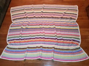 Handmade crochet afghan / throw blanket 60" X 60" Handmade - Picture 1 of 1