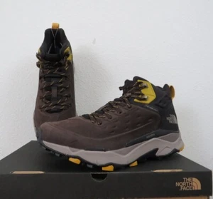 Mens The North Face Vectiv EXPLORIS Mid FUTURELIGHT Leather Hiking Boots - Brown - Picture 1 of 6