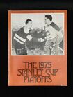 Programme des séries éliminatoires de la Coupe Stanley 1975
