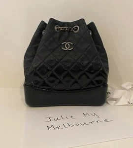 Chanel Gabrielle Backpack Small (Goatskin & Patent leather) - Picture 1 of 23