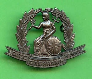 Gresham School Officers Training Corps Cap Badge - Picture 1 of 2