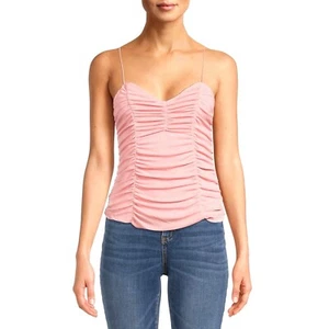 NO BOUNDARIES JUNIORS RUCHED SHINE TOP - Picture 1 of 1