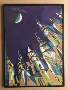 RAR Original Vintage Reise Poster - Krakau Polen - Jerzy Napieracz 1971 - Bild 1 von 4
