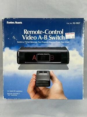 Radio Shack Remote Control Video A-B Switch 15-1957 NEW - Image 1 of 4