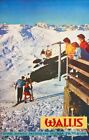 Tourisme Wallis Suisse Rslr   Poster Hq 70X90cm Dune Affiche Vintage