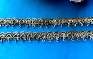 ANGEBOT 3/4 Zoll breit Gold Zopf Borte Preis für 12 Yards - Bild 1 von 1