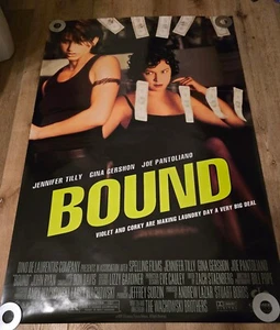ENCUADERNADO - PÓSTER ENROLLADO ORIGINAL A DOBLE CARA - 1996 - TILLY/GERSHON/WACHOWSKI - Imagen 1 de 1