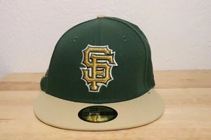 Exclusive New San Francisco Giants Fitted Hat MLB Club Size 7 1/2 2tone Green - Picture 1 of 5