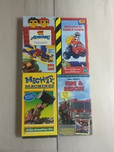 Kinder VHS Lot LKW Bau und Lego EUC - Bild 1 von 6