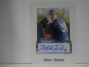 2004 Just Rookies Autographs #70 Mark Rogers Auto - NM-MT - Picture 1 of 2