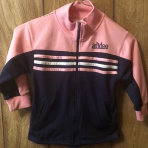 ADIDAS SWEAT SHIRT JACKET GIRLS 3t - Picture 1 of 4