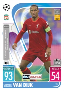 ✅ Topps Match Attax Champions League On Demand 2021/22 #33 Virgil van Dijk - Foto 1 di 1