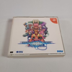 Japanese Phantasy Star Online SEGA Dreamcast CIB w/ Spine Japan Import US Seller