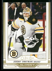 2025-26 Upper Deck Series 1 - O- Pee-Chee Gold Glossy Jeremy Swayman #OG-14 - Picture 1 of 2