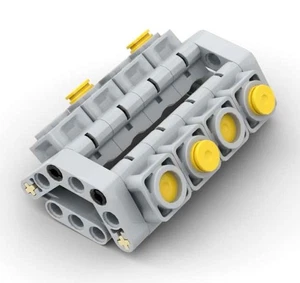 LEGO V8 NEW TYPE Engine (technic,piston,cylinder,block,motor,car,shaft,formula) - Picture 1 of 3