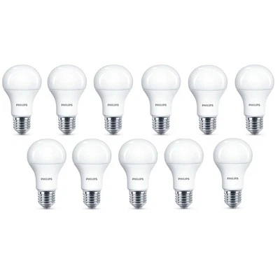 11x Philips LED Frosted E27 75w Warm White Edison Screw Light Bulbs Lamp 1055Lm - Image 1 of 3