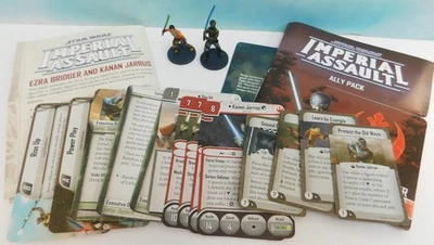 Expertly Painted FFG Star Wars Imperial Assault  Ezra Bridger & Kanan JarrusNoBx - Image 1 of 4