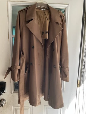 Max Mara Trench Coat Beige Double Breasted Belted Water Repellant - Image 1 of 4