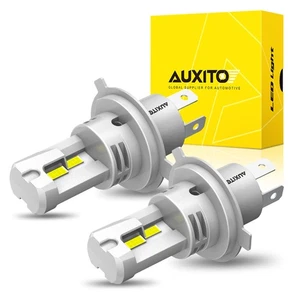 AUXITO 9003 H4 Hi& Low Beam 100W LED Headlight Bulbs 6500K Super Bright White - Imagen 1 de 10